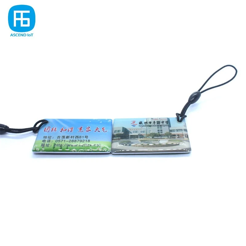 Epoxy NFC Keychain